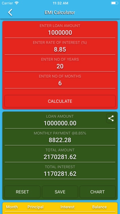 EMI Calc App