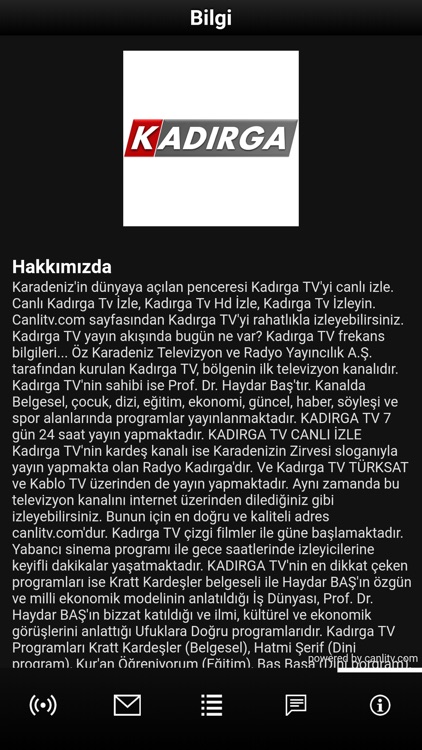 Kadırga Tv Mobile screenshot-3