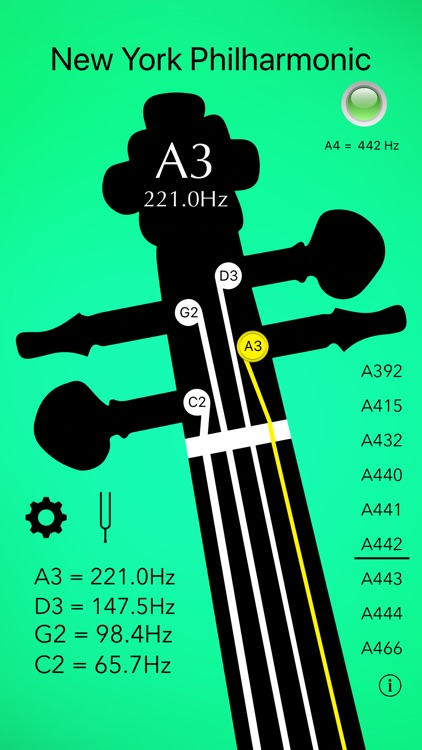 Cello Tuner Basic screenshot-4