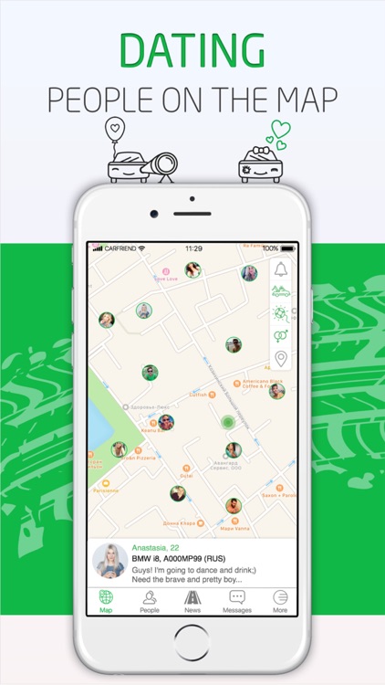 CARFRIEND - Parkapp and dating