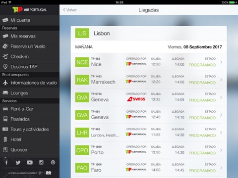 Air Portugal for iPad screenshot 3