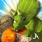 Best Jurassic EXCITING MATCH 3 GAME - Dinosaur Power-ups, Flames, Explosions, DNA AI Opponent, Amber, Weeds, Dragonfly, Stones, Branches