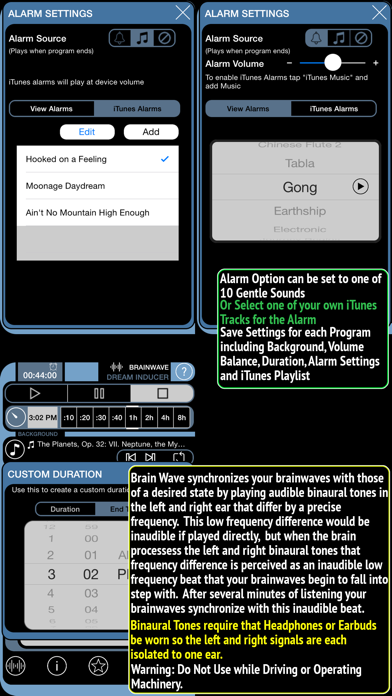 Dream Inducer - 5 Binaural Dream Induction Brainwave Programs Screenshot 2