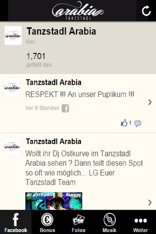 Tanzstadl Arabia screenshot 2