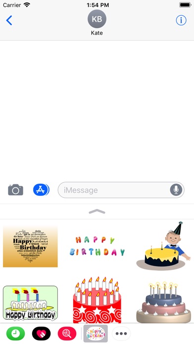 Happy Birthday Stickers 2017 screenshot 3