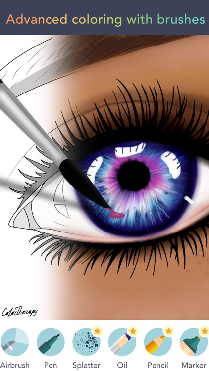 Color Therapy Coloring Number