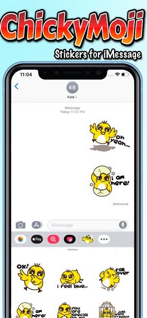 ChickyMoji Stickers(圖2)-速報App