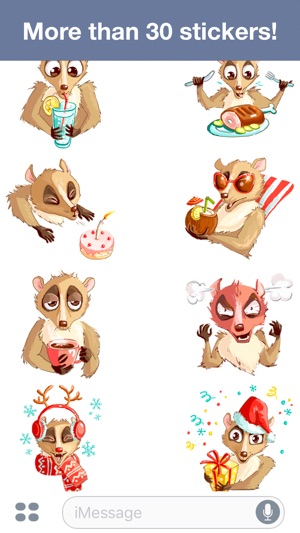 Lemur - Cute stickers(圖5)-速報App