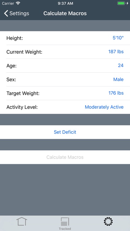 Trackit Macronutrient Tracker screenshot-6