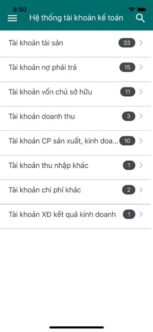 Hệ thống tài khoản kế toán(圖1)-速報App