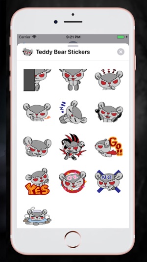 Devil Teddy Bear Stickers(圖4)-速報App