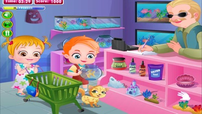 Cute Baby Play Goldfish screenshot 2