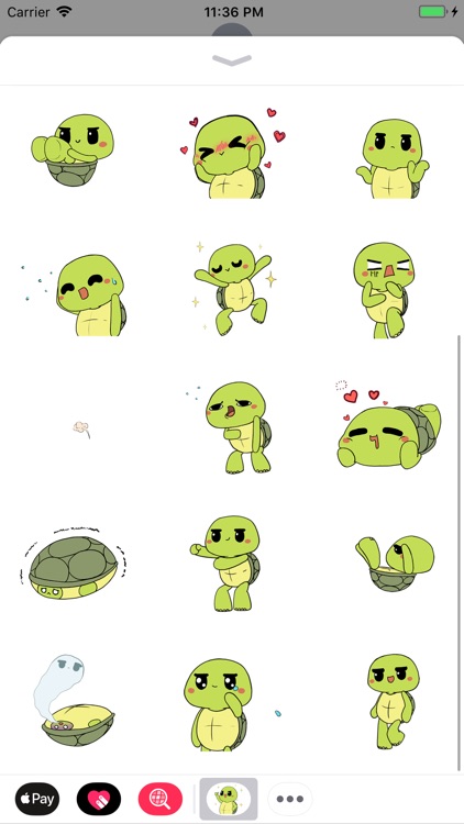 Happy Little Turtle Stickers