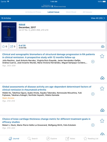 Sem Arthritis and Rheumatism screenshot 2