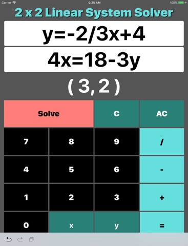 2x2 Solver screenshot 3