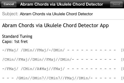 Ukulele Chord Detector screenshot 3