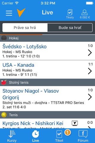 Tipsport SK screenshot 2