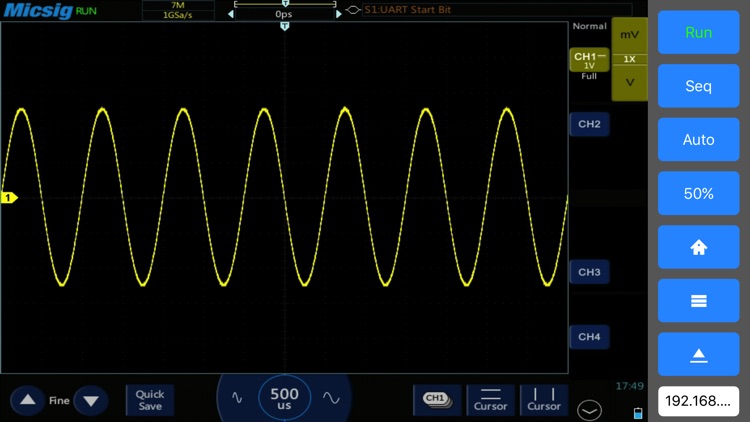 Tablet Oscilloscope screenshot-3