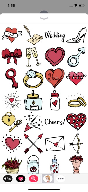 Natasha's Love Stickers