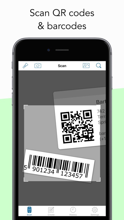 Barcode Scanner & QR Code Reader by qrbot.net
