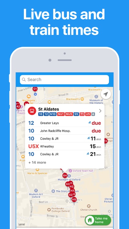 Oxford Bus & Train Times