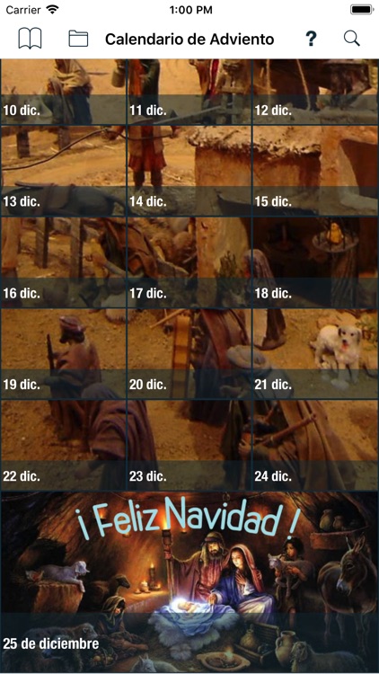 Calendario de Adviento Navidad