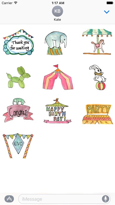 Happy Circus Sticker screenshot 3
