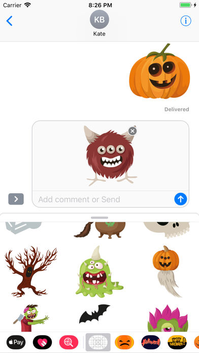 Happy Halloween Evil Sticker screenshot 2