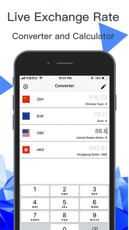 Xmoney: currency exchange rate