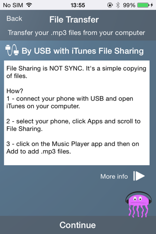 Jellyfish Music Player - náhled