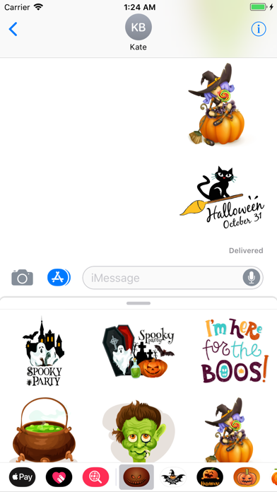 Happy Halloween Devilish Emoji screenshot 2
