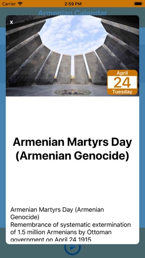 Armenian Calendar US(圖2)-速報App