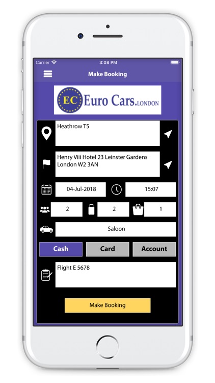Euro Cars London Passenger screenshot-3