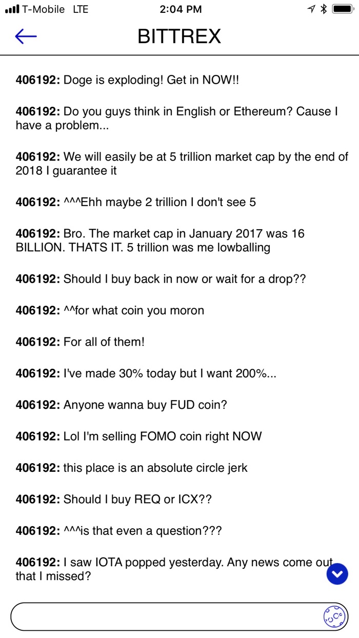 TradeTalk - Crypto Chatboxes