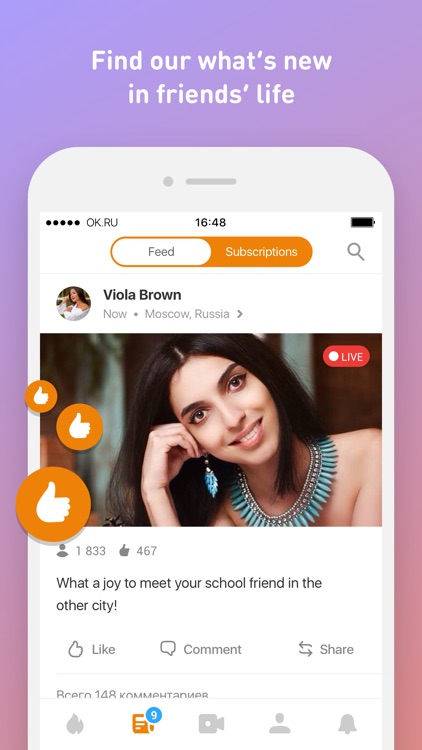 OK Live - video livestreams