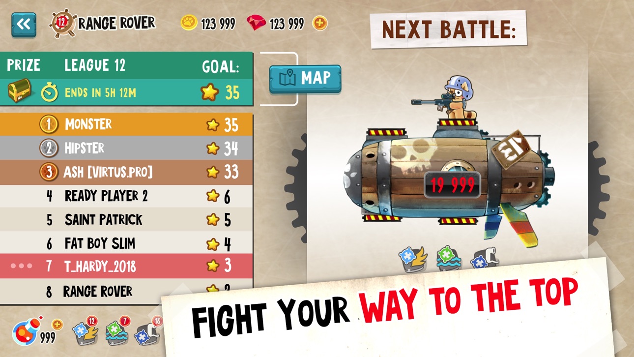 Cats vs Pigs: Battle Arena Hack screenshot 5 - iOS game interface