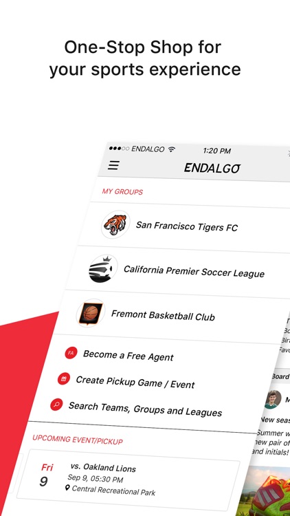 ENDALGO : Sports Team & League