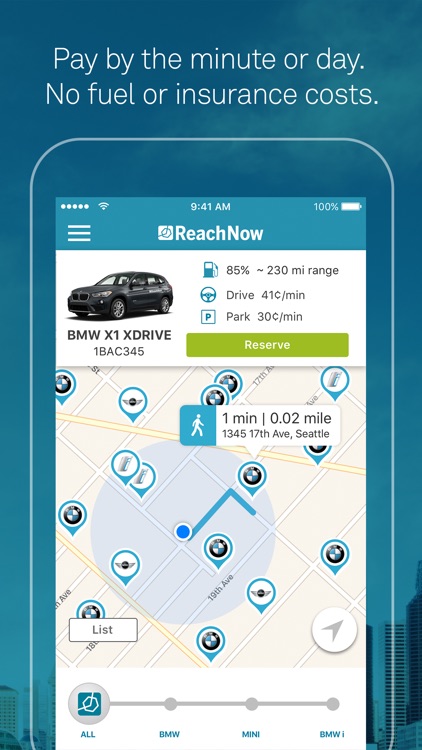 ReachNow Car Sharing by BMW