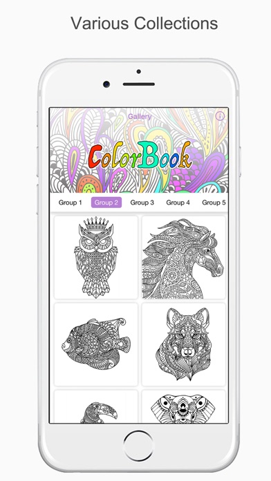 ColorBook - Coloring Pages screenshot 2