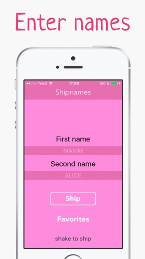 Ship name generator - Mixer of names for couple(圖1)-速報App