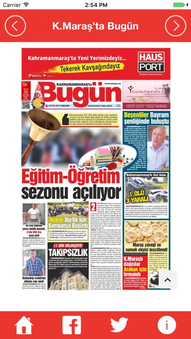 Kahramanmaraş'ta Bugün Gazetesi screenshot 3