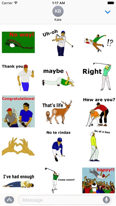 This is Golf GolfMoji Sticker screenshot 2