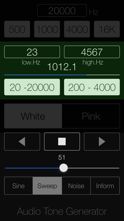 Audio Tone Generator Lite screenshot-5