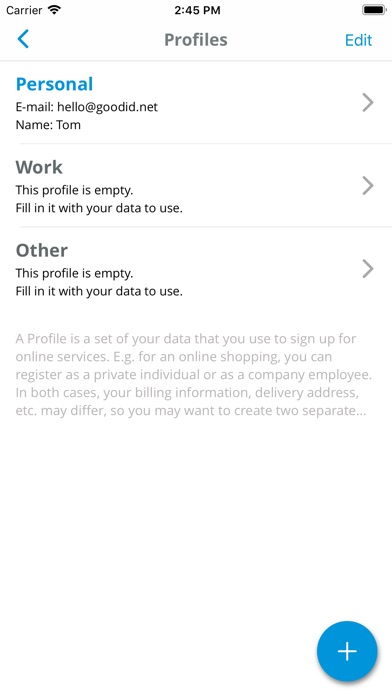 GOODID - THE IDENTITY WALLET 1.1.10 IOS