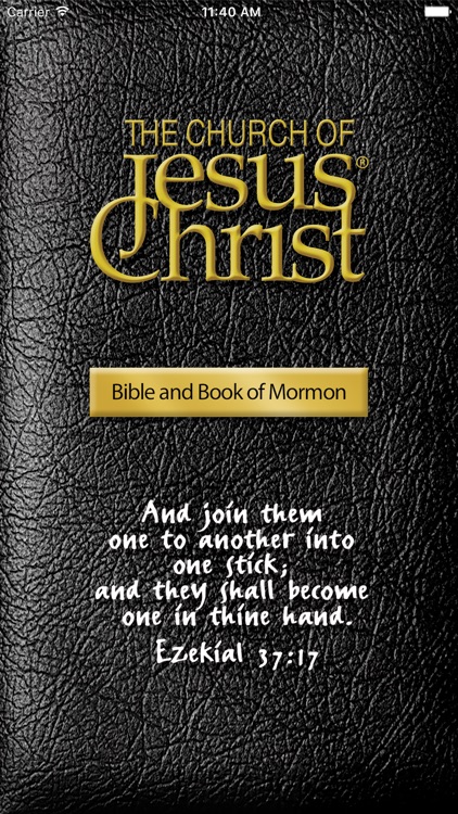 The Bible and Book of Mormon