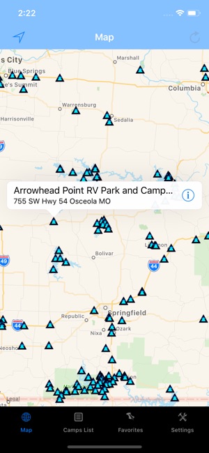 Missouri – Camping & RV spots(圖1)-速報App