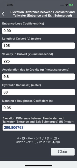 Hydraulics and Waterworks Calc(圖7)-速報App