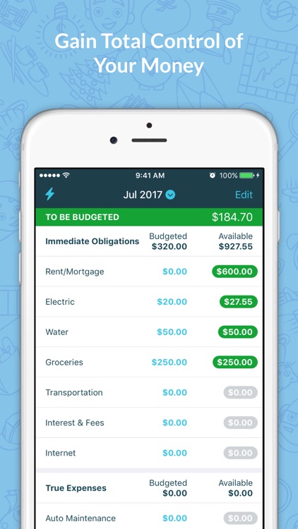 YNAB (You Need A Budget) screenshot-0