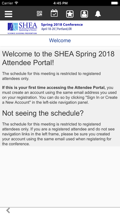 SHEA 2018 screenshot 2