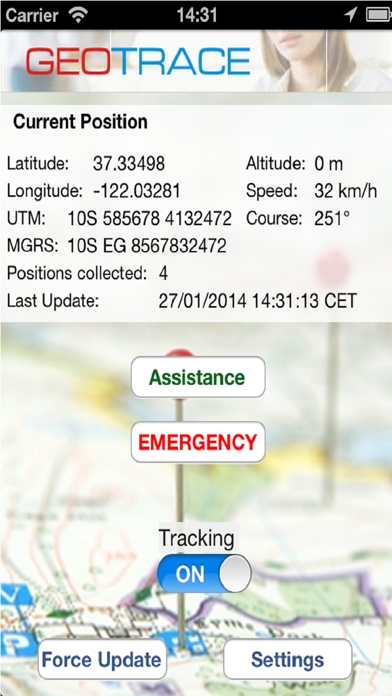 Geotrace Tracker screenshot 2
